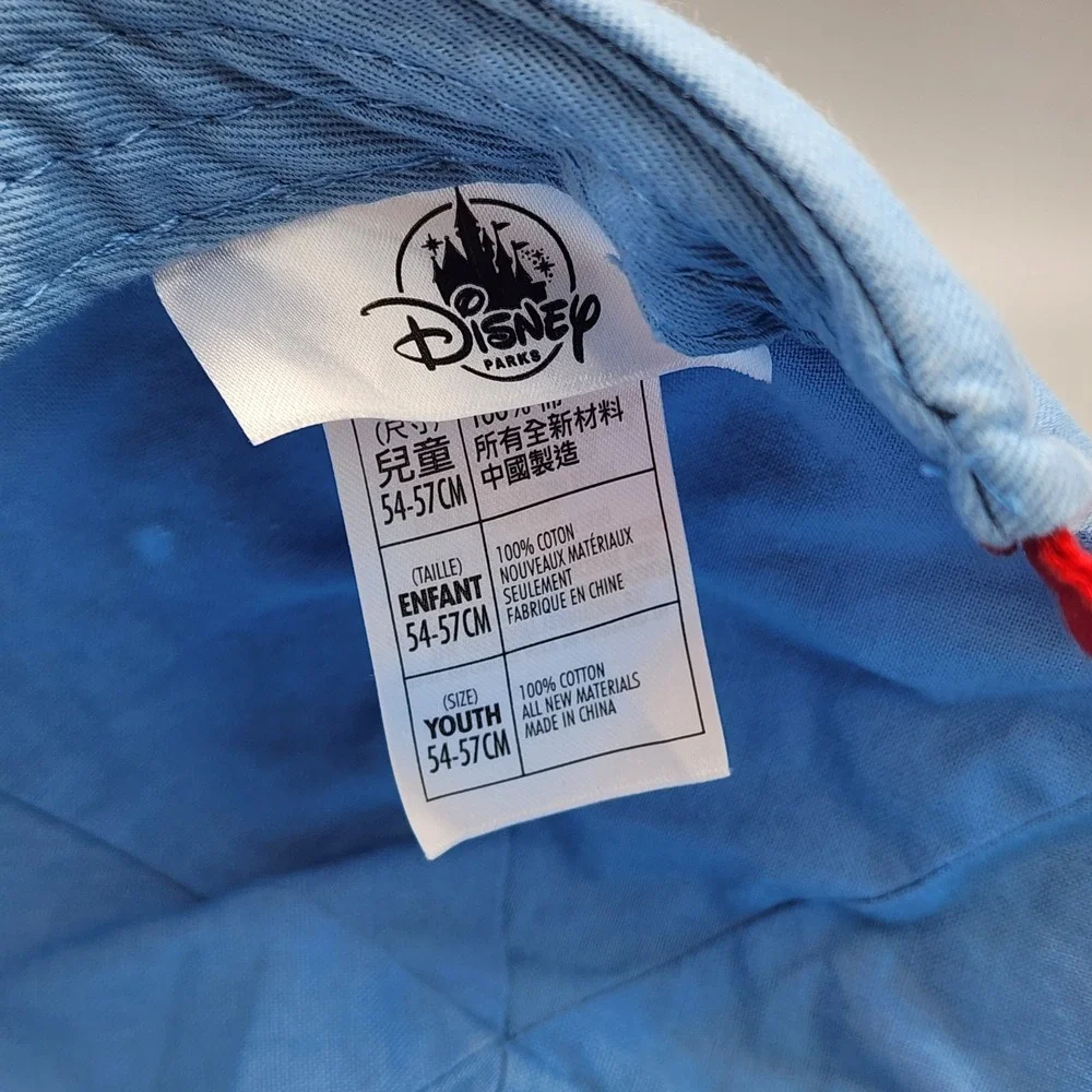 Disney Stitch Wuz Here Blue Youth‎ Baseball Hat Cap Lilo Stitch